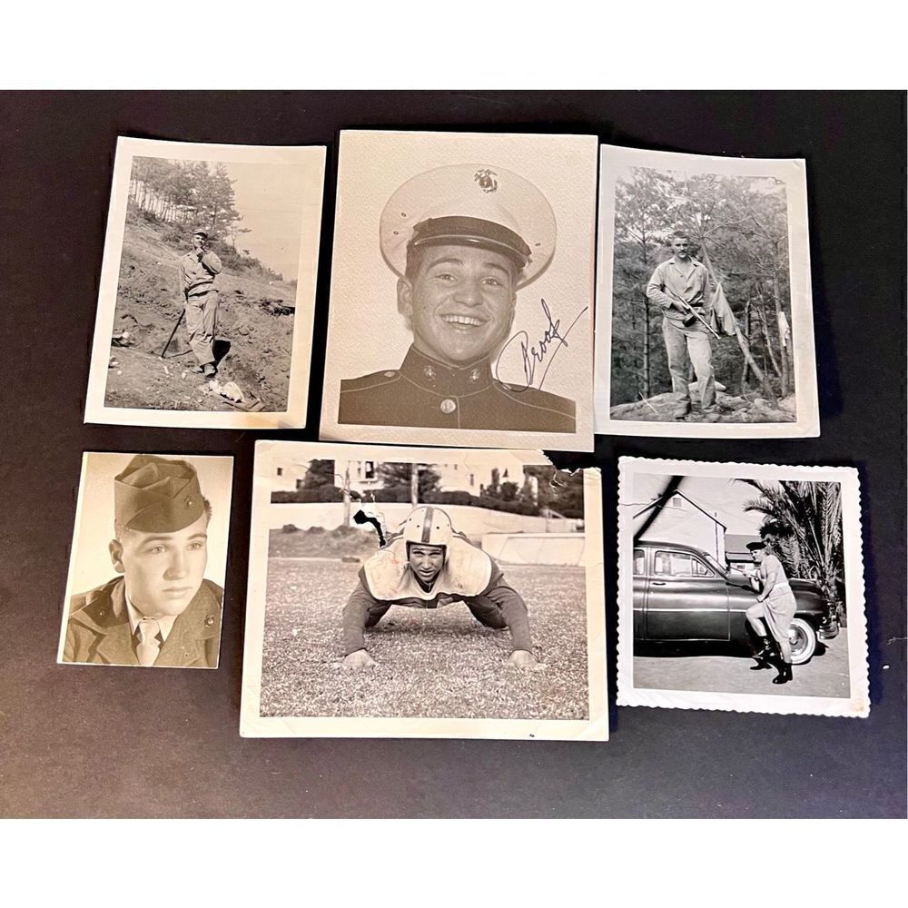 Vintage MID CENTURY MILITARY MEN Cross Dresser Gay Handsome Beefcake B/W Photos